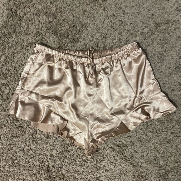 Other - Neutral / Nude Silk Shorts